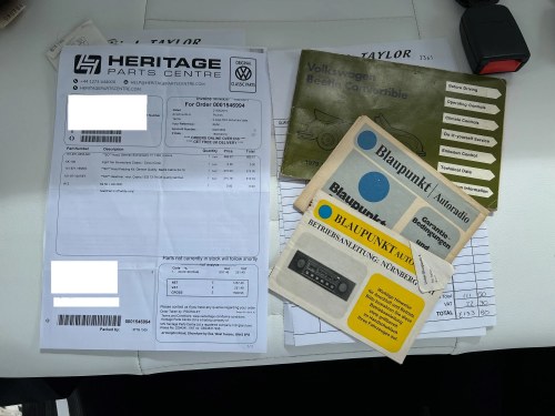 1981 Volkswagen Beetle Karmann Convertible à vendre (picture 113 of 115)