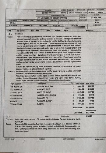 1971 Mercedes-Benz 280 SE 'Low Grille' Cabriolet Matching Numbers In vendita (immagine 149 di 162)