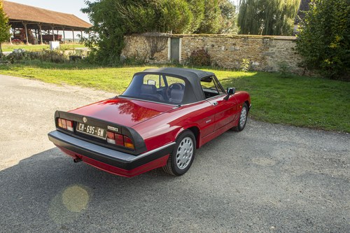 1987 Alfa Romeo Spider Series 2000 Quadrifoglio Verde Series 3 'Aerodinamica' In vendita (immagine 12 di 169)