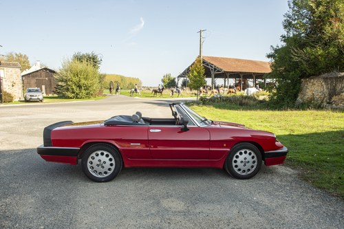 1987 Alfa Romeo Spider Series 2000 Quadrifoglio Verde Series 3 'Aerodinamica' In vendita (immagine 19 di 169)