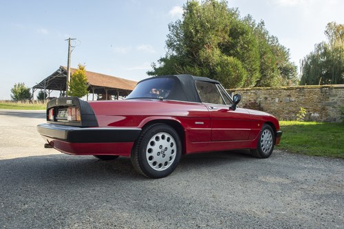 1987 Alfa Romeo Spider Series 2000 Quadrifoglio Verde Series 3 'Aerodinamica' In vendita (immagine 27 di 169)