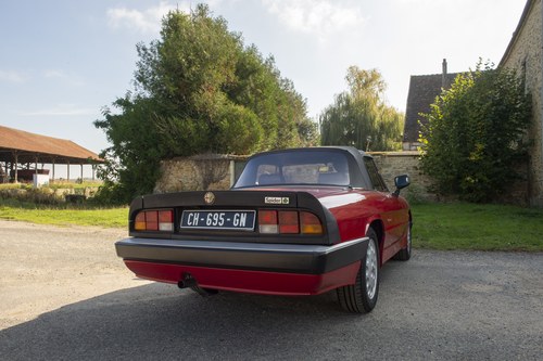 1987 Alfa Romeo Spider Series 2000 Quadrifoglio Verde Series 3 'Aerodinamica' In vendita (immagine 28 di 169)