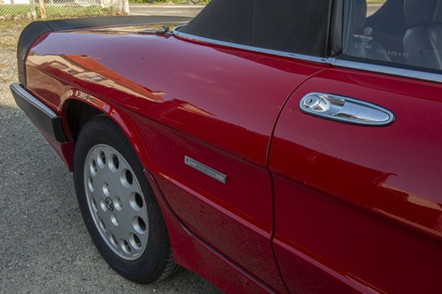 1987 Alfa Romeo Spider Series 2000 Quadrifoglio Verde Series 3 'Aerodinamica' In vendita (immagine 111 di 169)
