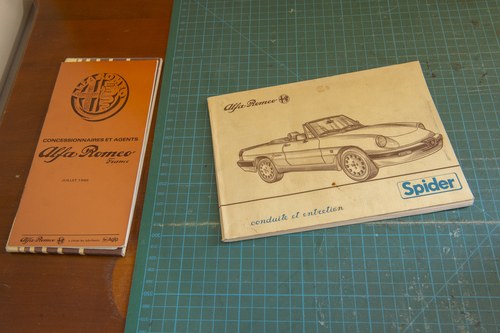 1987 Alfa Romeo Spider Series 2000 Quadrifoglio Verde Series 3 'Aerodinamica' In vendita (immagine 125 di 169)