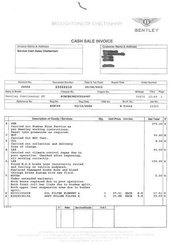 2004 Bentley Continental GT In vendita (immagine 196 di 211)