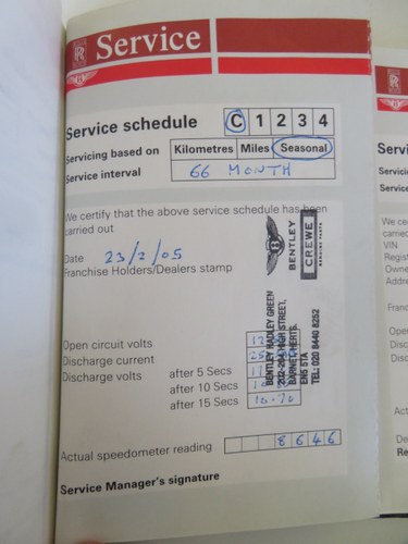 1997 Bentley Azure à venda (imagem 359 de 374)