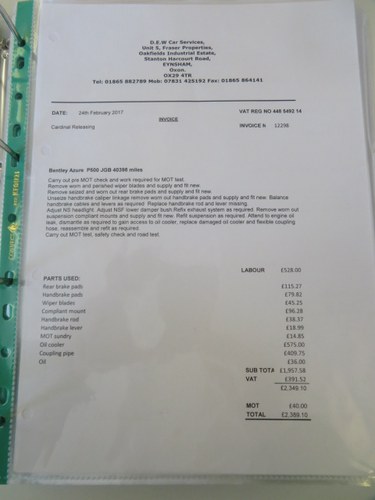 1997 Bentley Azure à venda (imagem 352 de 374)