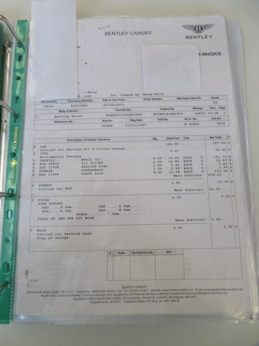 1997 Bentley Azure à venda (imagem 347 de 374)