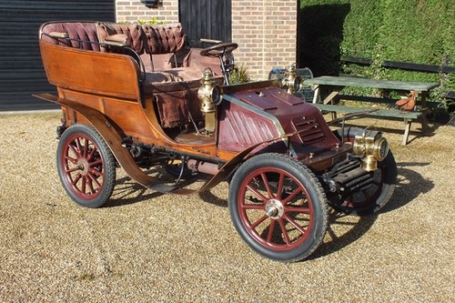 1901 A very original twin cylinder 4 seat Brighton Run car In vendita