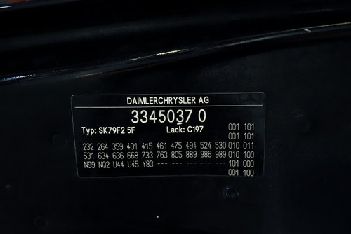 2005 Mercedes-Benz R230 SL65 AMG In vendita (immagine 88 di 96)