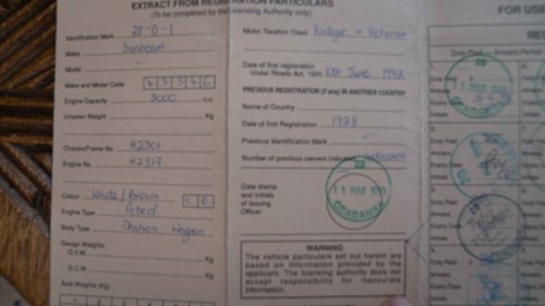 1928 Sunbeam 20.9 En venta (imagen 111 de 115)