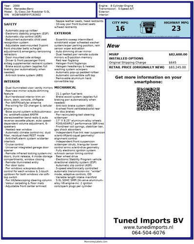 2000 Mercedes-Benz R129 SL500 Convertible 5,0L V8 zum Verkauf (Bild 104 von 110)
