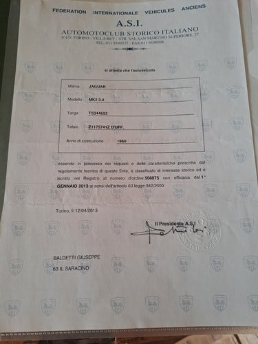 1960 Jaguar Mk2 3.4L MOD LHD à venda (imagem 63 de 69)