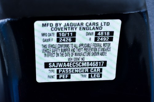 2012 Jaguar XKR Convertible 5,0L V8 zum Verkauf (Bild 87 von 94)