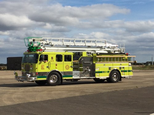 1993 Seagrave US Fire Ladder Truck 70ft Ladder Telesquirt