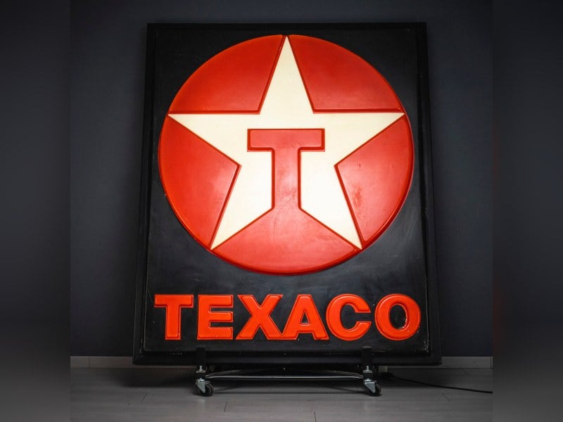 Texaco Illuminated Sign 1970