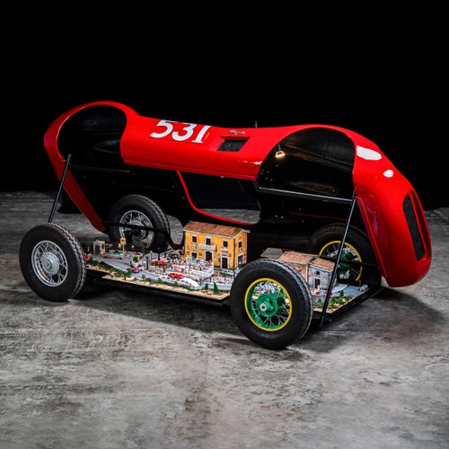 !--9793321337171--! Ferrari 335 S Mille Miglia Diorama Model À venda