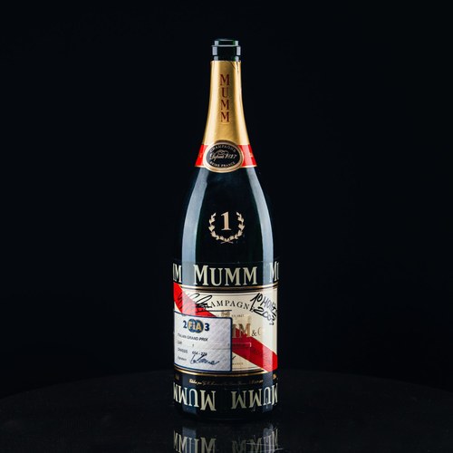 !--10144983941459--! 2003 Podium Bottle Signed Schumacher In vendita