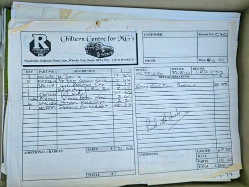 1954 MG TF 1250 RHD à vendre (picture 216 of 240)