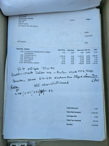 1954 MG TF 1250 RHD à vendre (picture 225 of 240)