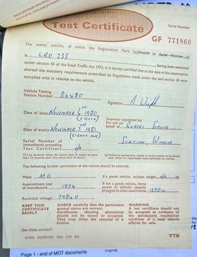 1954 MG TF 1250 RHD à vendre (picture 231 of 240)