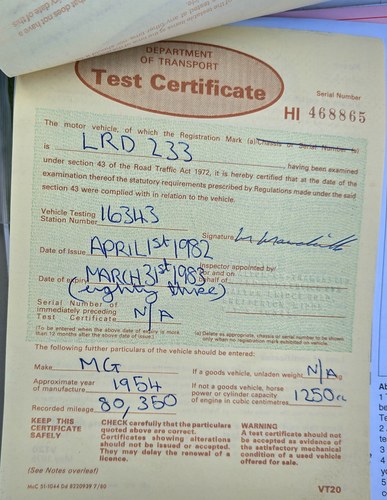 1954 MG TF 1250 RHD à vendre (picture 232 of 240)