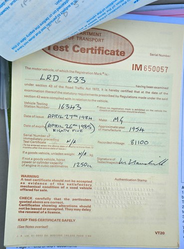 1954 MG TF 1250 RHD à vendre (picture 234 of 240)