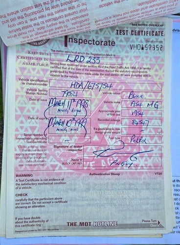 1954 MG TF 1250 RHD à vendre (picture 238 of 240)