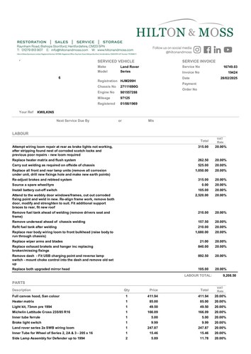 1969 Land Rover Series IIA 88" In vendita (immagine 217 di 220)
