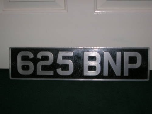 625 BNP Registration In vendita