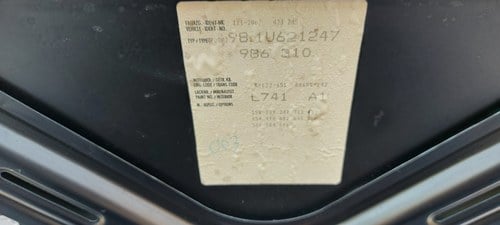 2001 Porsche Boxster 986 2.7L Tiptronic In vendita (immagine 80 di 93)