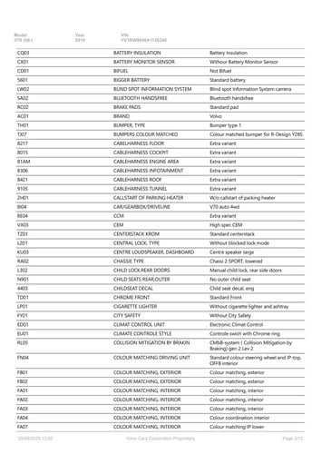 2010 Volvo V70 T6 R-Design zum Verkauf (Bild 171 von 190)