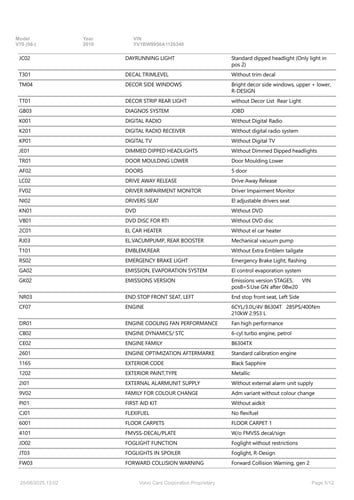 2010 Volvo V70 T6 R-Design zum Verkauf (Bild 173 von 190)
