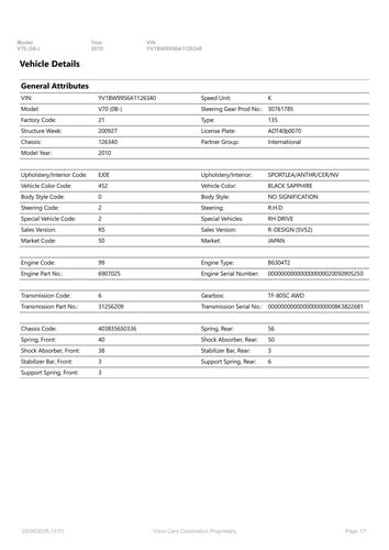 2010 Volvo V70 T6 R-Design zum Verkauf (Bild 181 von 190)