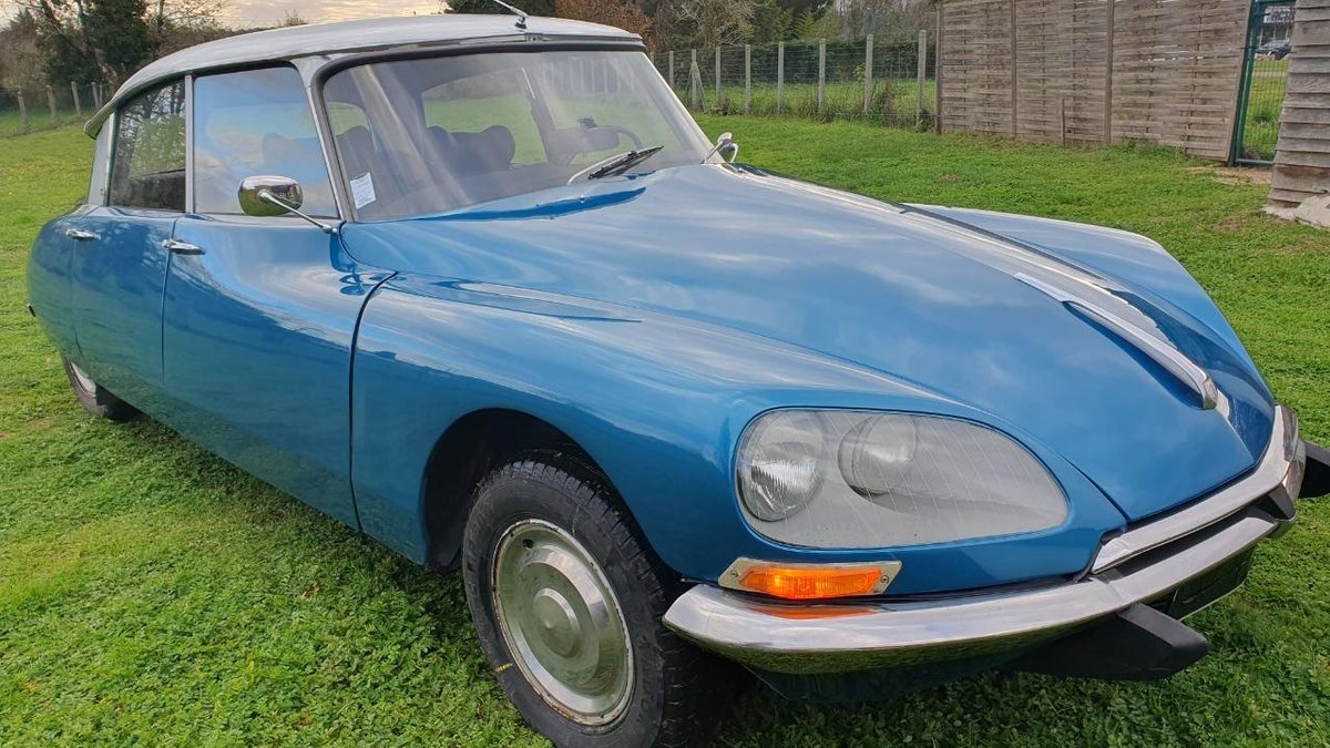 Ds 1973 1973 Citroen DS Bleu Manuel, 5 vitesses Conduite à gauche in Saint ...