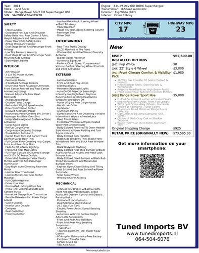 2014 Land Rover Range Rover Sport HSE 3.0L V6 zum Verkauf (Bild 102 von 102)