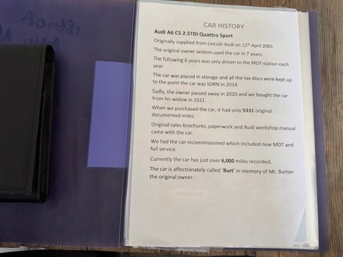 2001 Audi C5 A6 2.5 TDI V6 170bhp Quattro Manual For Sale (picture 65 of 75)