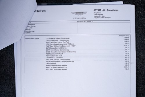 2017 Aston Martin DB9 GT Volante zum Verkauf (Bild 141 von 144)