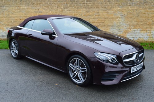 2019 Mercedes E350 2.0 AMG Line Cabriolet 2dr Petrol G-Troni For Sale