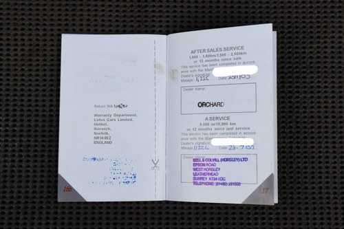 2003 Lotus Elise 111S zum Verkauf (Bild 140 von 152)