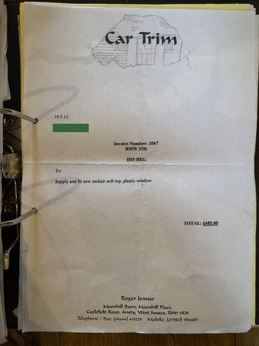 1990 BMW E30 320i Convertible Automatic zum Verkauf (Bild 197 von 210)