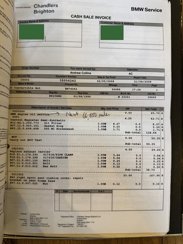 1990 BMW E30 320i Convertible Automatic zum Verkauf (Bild 200 von 210)