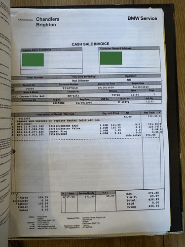 1990 BMW E30 320i Convertible Automatic zum Verkauf (Bild 206 von 210)
