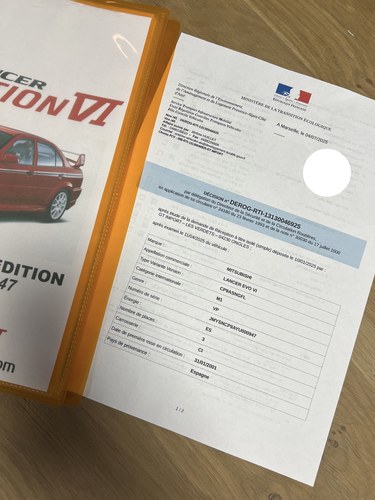 2001 Mitsubishi Lancer Evolution VI Tommi Mäkinen Edition RS2 LHD 2.0 280ch For Sale (picture 29 of 43)