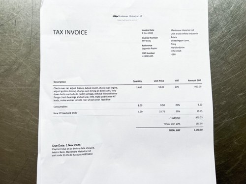 1936 Lagonda Rapier Ranalah Tourer In vendita (immagine 177 di 183)