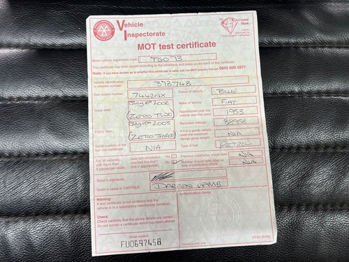 1955 Fiat 500C Topolino à venda (imagem 92 de 113)