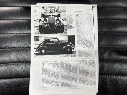 1955 Fiat 500C Topolino à venda (imagem 104 de 113)