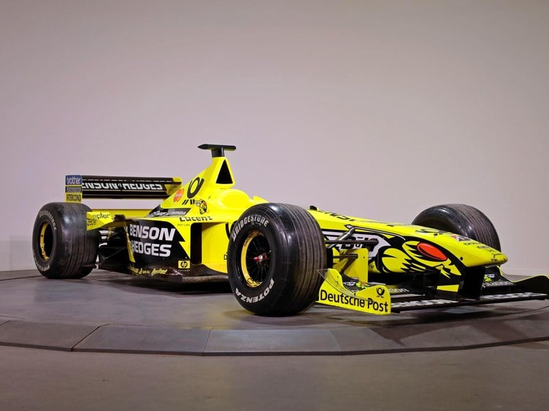 2000 Jordan EJ10 Chassis 04 Driven and signed by Jarno Trulli