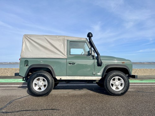 2008 Land Rover Defender 90 TD4 Soft Top with matching Sankey Trailer zum Verkauf (Bild 10 von 140)
