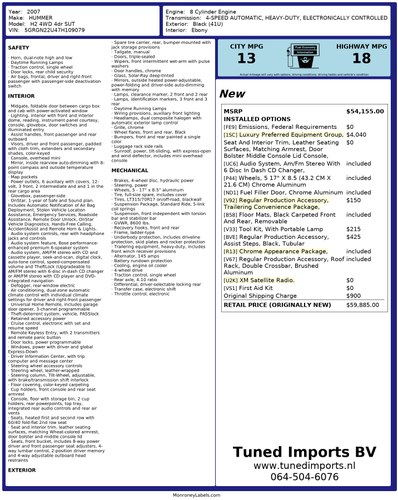 2007 Hummer H2 SUT Pickup 6,0L V8 Te koop (foto 83 van 83)